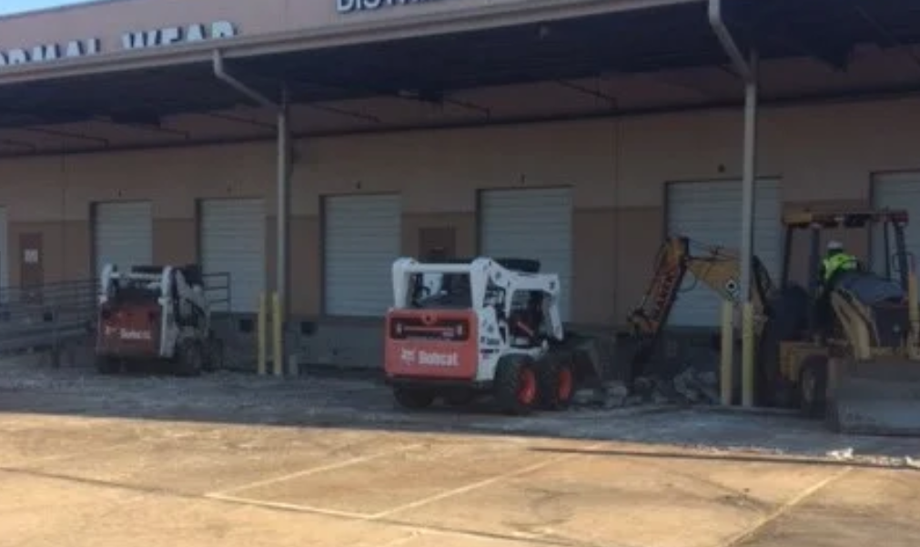 Concrete demolition crew performing site preparation (8)